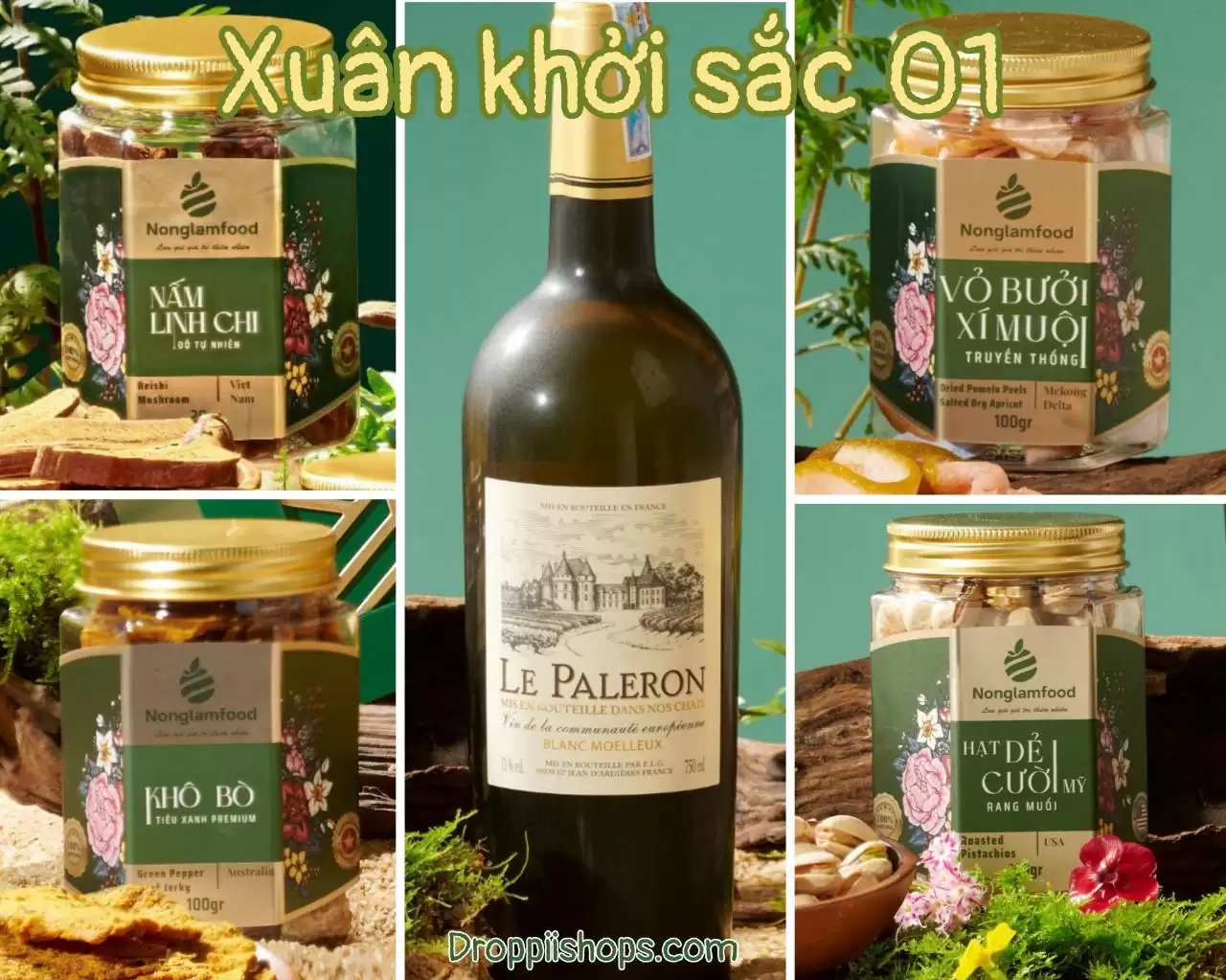 Các Sản Phẩm Trong Hộp Quà Tết 2024 Nlf Xuân Khởi Sắc 01 - Droppii Mall