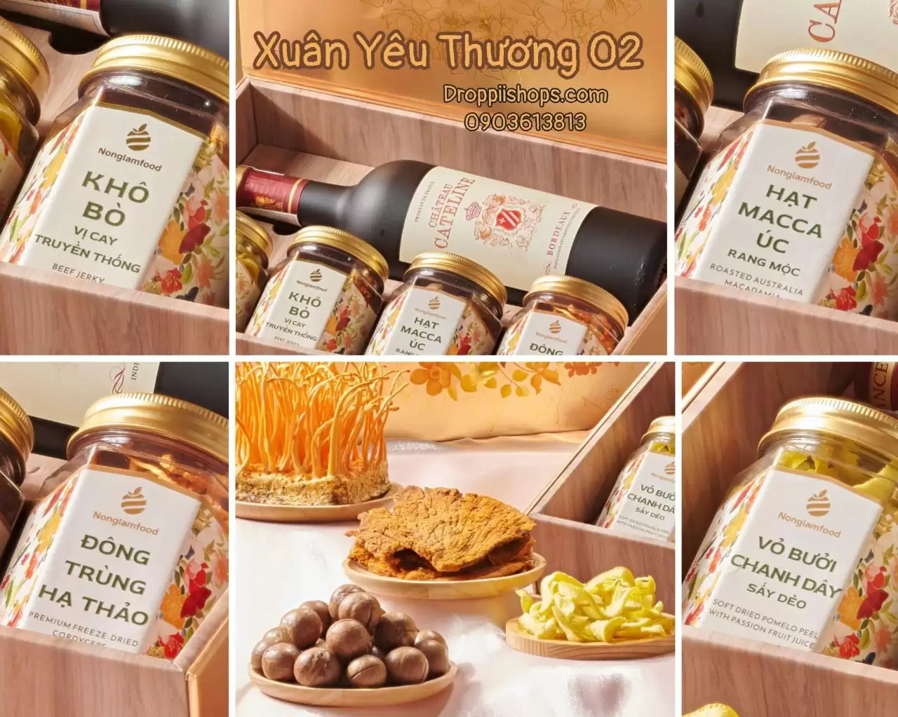 Các Sản Phẩm Trong Hộp Quà Tết 2024 Nlf Xuân Yêu Thương 02 - Droppii Mall