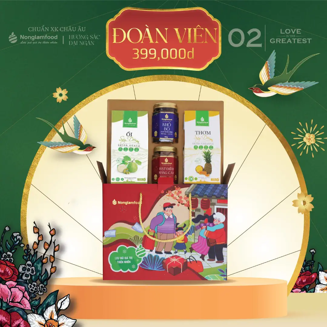 Hộp Quà Tết 2024 Nlf - Tết Đoàn Viên 02 - Droppii Mall
