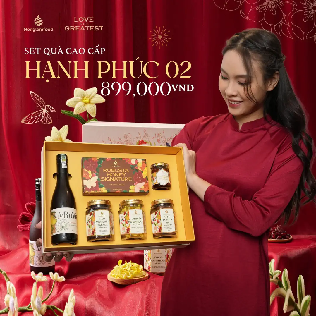 Hộp Quà Tết 2024 Nlf - Tết Hạnh Phúc 02 - Droppii Mall