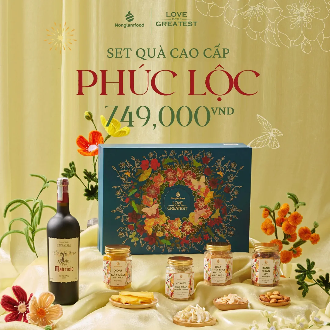 Hộp Quà Tết 2024 Nlf Tết Phúc Lộc 02 - Droppii Mall