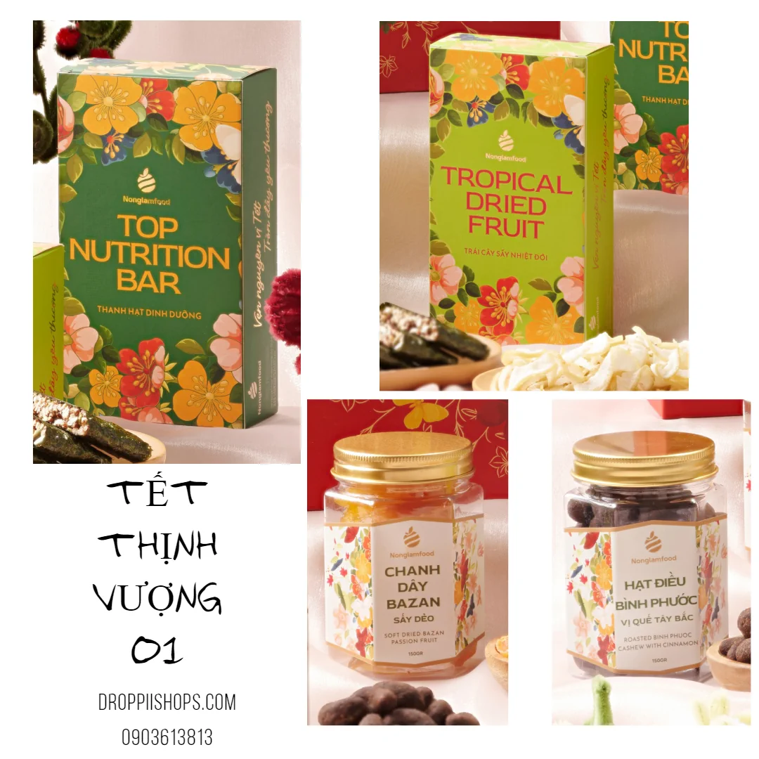 Hộp Quà Tết 2024 Tết Thịnh Vượng 01 Nlf - 1store.vn