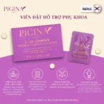 Thành phần viên đặt phụ khoa phụ nữ Pigina chính hãng giá tốt - 1Store.vn