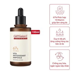 Ampoule Dưỡng Trắng và Ngăn Ngừa Lão Hóa – Cell Fusion C Expert Vita Antioxidant Ampoule 100ml - 1Store.vn