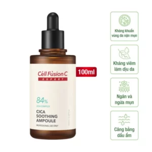 Cell Fusion C Expert – Ampoule kiểm soát và cải thiện da nhờn mụn Cica Soothing Ampoule - 1Store.vn