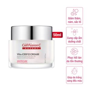 Cell Fusion C Expert – Kem dưỡng trắng & đều màu da White Cure Vita.CEB12 CREAM - 1Store.vn