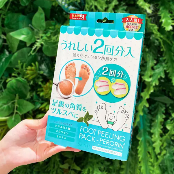 Ảnh trên tay Túi ủ tẩy da chết và tái tạo da chân 4 túi x 25ml (mùi bạc hà) - Perorin hương Mint chính hãng giá rẻ - 1store.vn