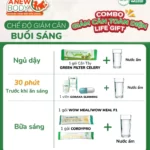 Chế độ Giảm Cân Buổi Sáng Với Combo Giảm Cân Toàn Diện Life Gift - 1Store.vn
