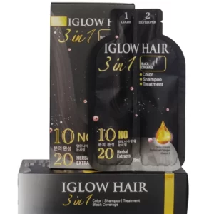 Dầu gội phủ bạc IGLOW HAIR 5 gói chính hãng giá tốt - 1Store.vn