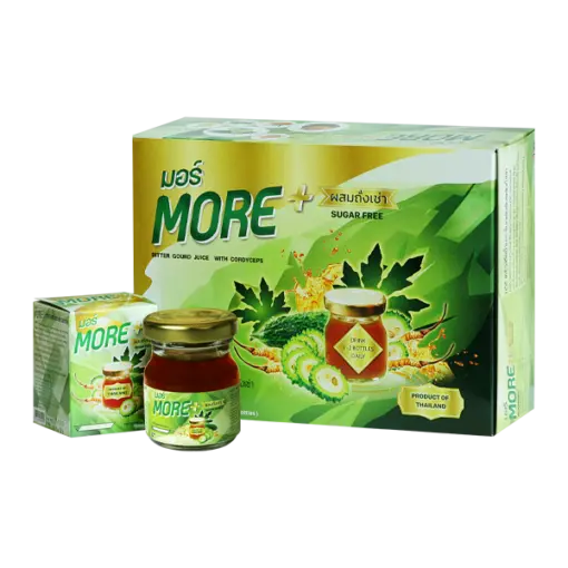 Nước uống Khổ qua rừng và Đông trùng hạ thảo MORE 12 lọ chính hãng giá rẻ - Balas - 1Store.vn
