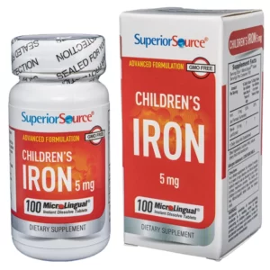 Thực phẩm bảo vệ sức khỏe CHILDREN’S IRON 5mg bổ sung sắt dành cho mẹ và bé - 1Store.vn