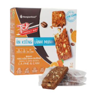 Thanh ngũ cốc ăn kiêng 12 thanh x 25gr - Nông Lâm Food - 1Store.vn