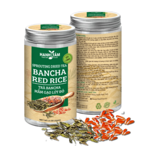 Trà bancha mầm gạo lứt đỏ 500gr - Hạnh Tâm