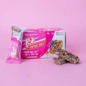 Thanh gạo lứt Top Energy Bar hạt và trái cây NLF