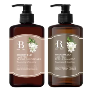 Bộ Dầu gội và Dầu xả Bare For Bare chính hãng giá tốt - Ngăn ngừa rụng tóc 300ml x 2 chai - 1Store.vn