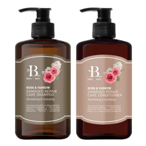 Dầu gội + Dầu xả Bare For Bare - Phục hồi tóc hư tổn 300ml x 2 chai chính hãng giá tốt - 1Store.vn