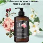 Gel tắm dưỡng ẩm Bare For Bare chính hãng giá tốt - Rose & Jasmine (phục hồi & dưỡng ẩm) - 1Store.vn