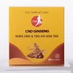 Nhân sâm & táo đỏ hòa tan CND Ginseng 20 gói x 3g chính hãng giá tốt - 1Store.vn