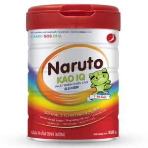 Sữa bột Naruto KAO IQ chính hãng giá tốt 850g - Phát triển chiều cao - SK Milk - 1Store.vn