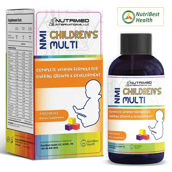 Thực phẩm bổ sung tăng cường đề kháng NMI Children’s Multi chính hãng giá tốt - Nutribest Health - 1Store.vn