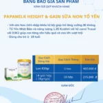 Bảng Báo Giá Sản Phẩm Papamilk Height And Gain Sữa Non Tổ Yến - Vkaizen - 1Store.vn