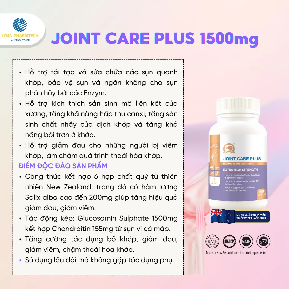 Kgk Joint Care Plus 1500mg - Lyna Pharmtech