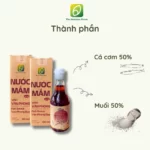 Thành Phần Của Nước Mắm Vịnh Vân Phong Chai Mini 60ml - The Moshav Farm - 1Store.vn