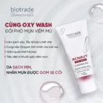 Gel Rửa Mặt Biotrade Acnaut Oxy Wash Cleansing Gel Phù Hợp Cho Da Mụn Viêm Mủ - 1Store.vn