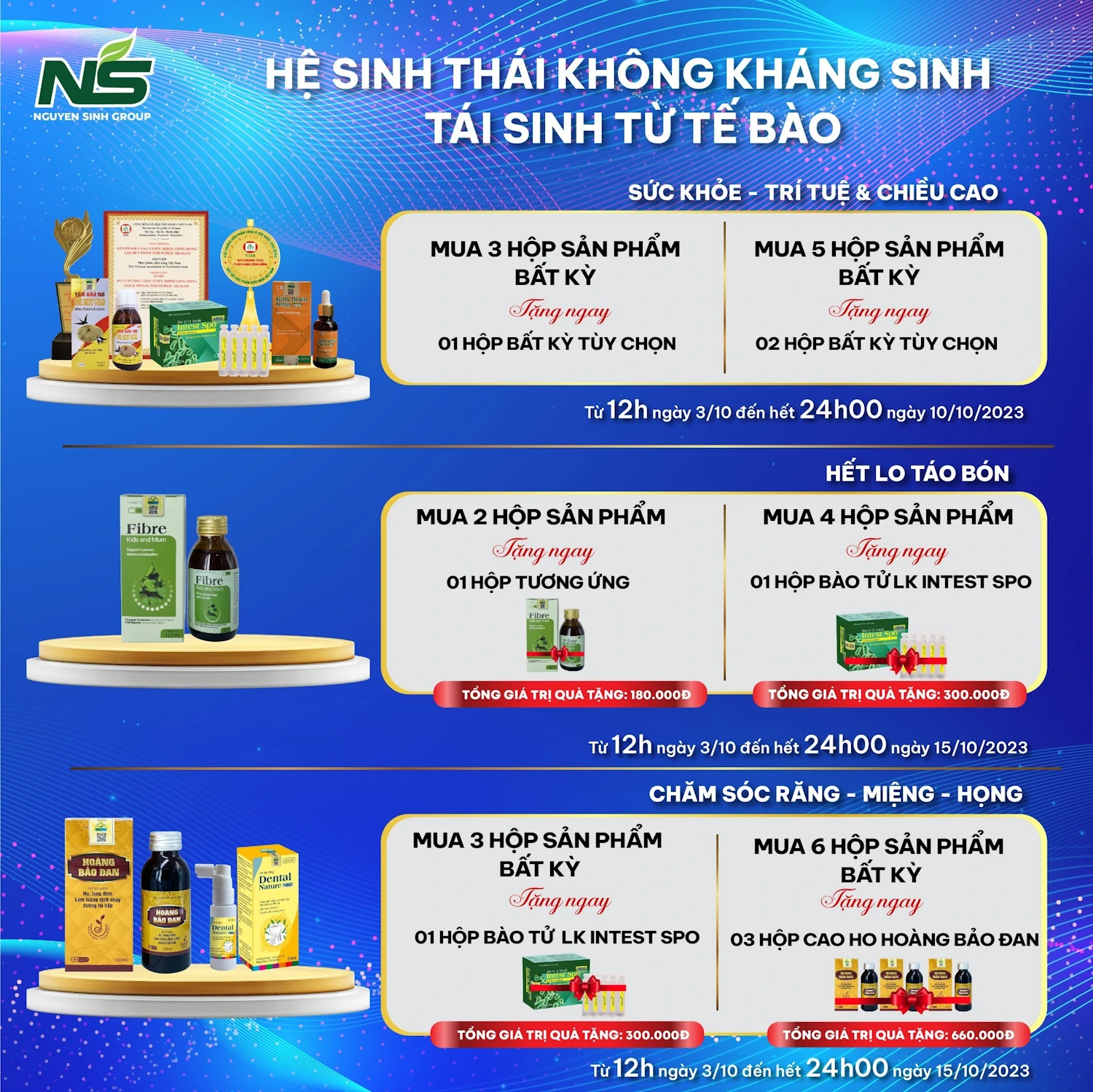 Khuyến Mãi Nguyên Sinh Group Tháng 10 - 1store.vn