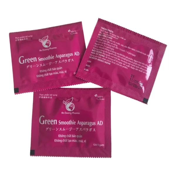 Thông Tin Bao Bì Chiết Xuất Cây Măng Tây Green Smoothie Asparagus Ad - Fine Japan - 1Store.vn