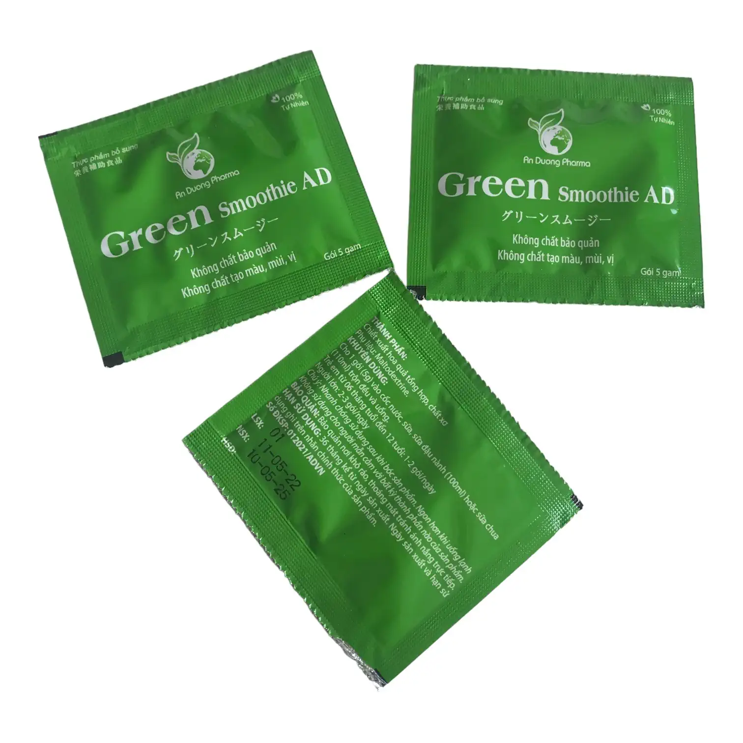 Thông Tin Trên Gói Sản Phẩm Green Smoothie Ad - Tổng Hợp 219 Loại Rau Củ Quả Nhập Khẩu Từ Nhật Bản - Fine Japan - 1store.vn