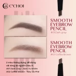 2 Màu Chì Kẻ Mày C'choi - Smooth Eyebrow Pencil - Punar - 1Store.vn