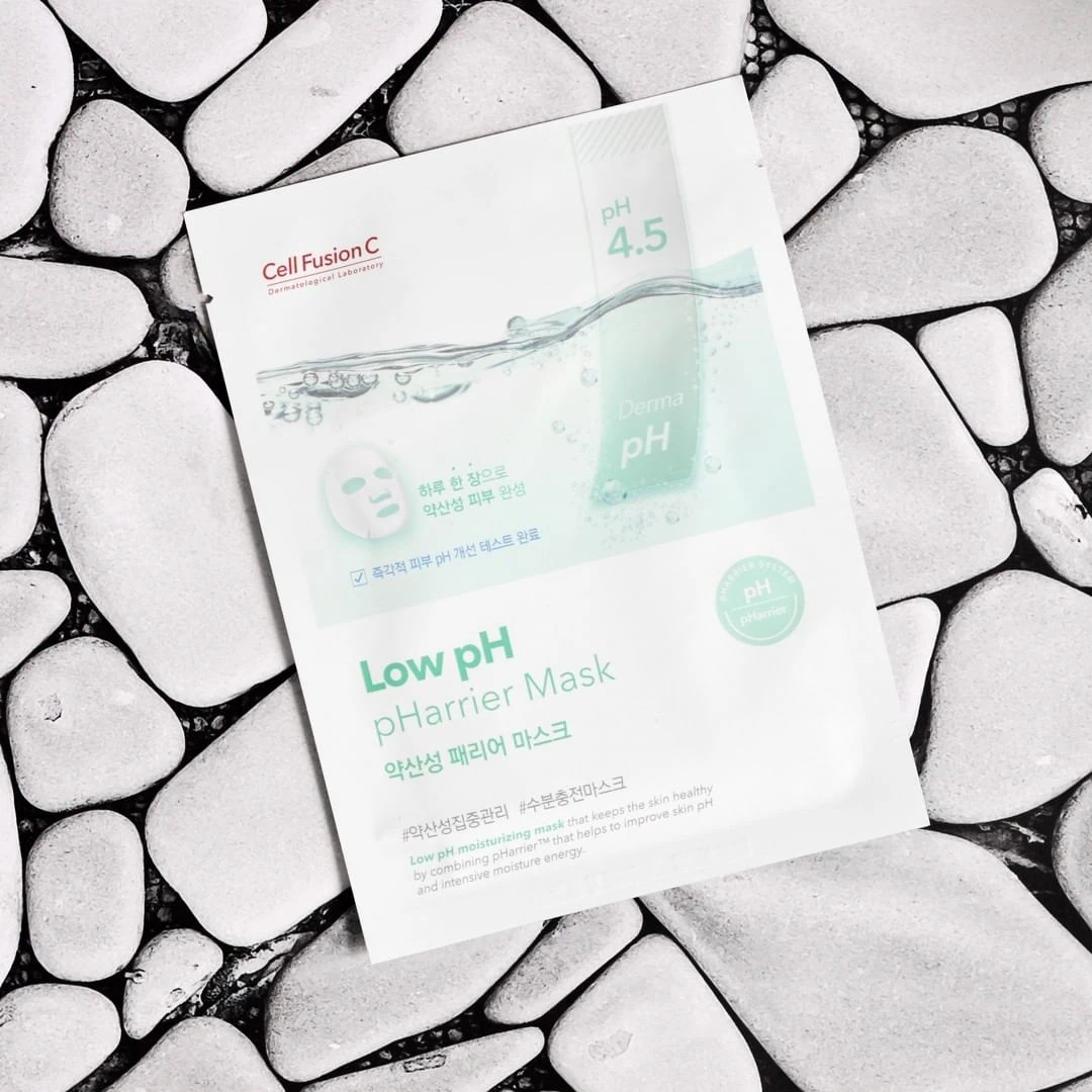 Ảnh Thực Tế Mặt Nạ Dưỡng Da Ph Thấp Low Ph Pharrier Mask - Cell Fusion C - 1store.vn