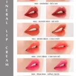 Bảng Màu Son Kem Khoáng C’choi - Mineral Lip Cream - Punar - 1Store.vn