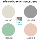Bảng Màu Ga Trải Giường Drap Tencel 60s - Tân Phát - 1Store.vn