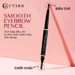 Chổi Chải Và đầu Chì Kẻ Mày C'choi - Smooth Eyebrow Pencil - Punar - 1Store.vn