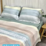 Combo Vỏ Mền Và Vỏ Gối Tencel 60s Mẫu Cầu Vồng - Tân Phát - 1Store.vn