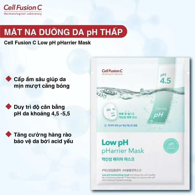 Công Dụng Cell Fusion C Low Ph Pharrier Mask - 1store.vn