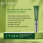 Công Dụng Tinh Chất Dưỡng Mắt 3 Tác động C’choi - Triple Effect Eye Serum - Punar - 1Store.vn