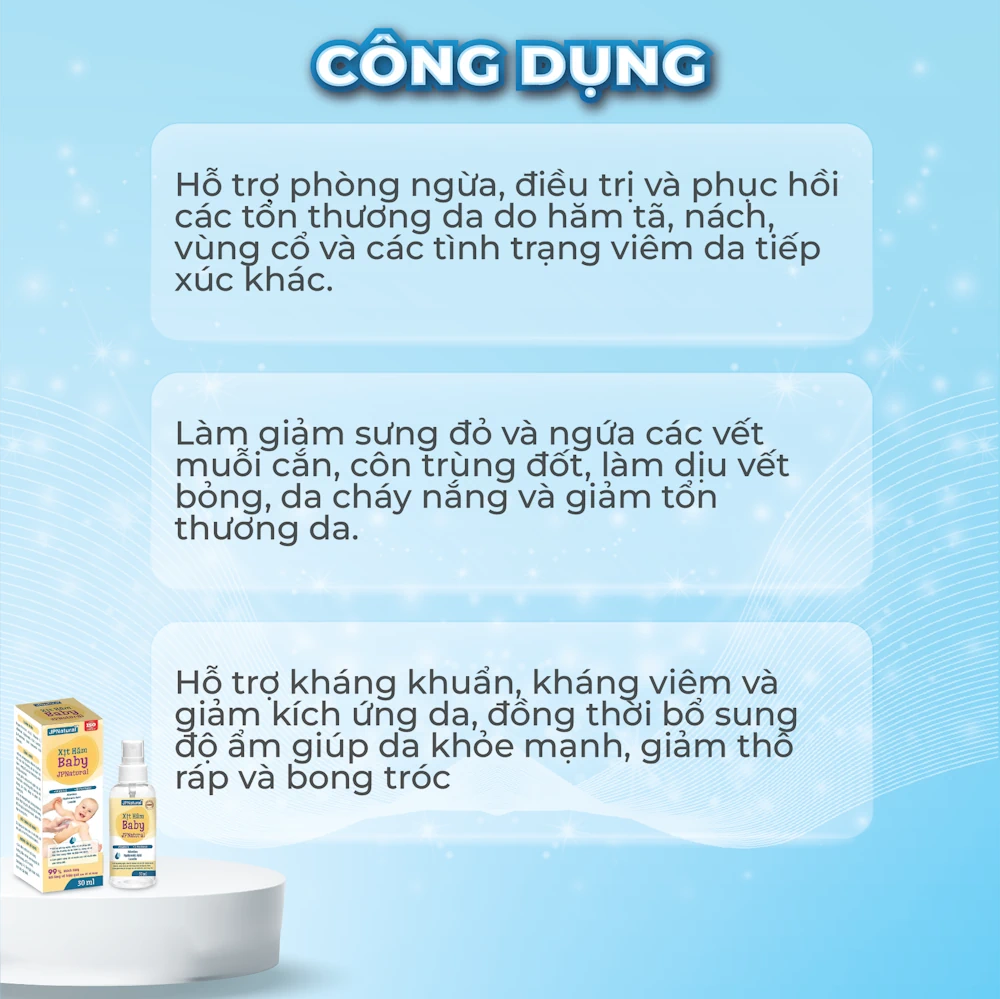 Công Dụng Xịt Hăm Baby Jpnatural - 1store.vn