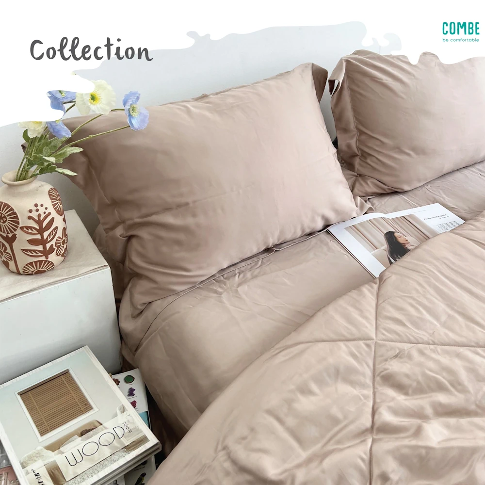 Ga Trải Giường Drap Tencel 60s Màu Kem - Tân Phát - 1store.vn