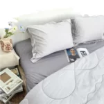 Ga Trải Giường Drap Tencel 60s Màu Xám - Tân Phát - 1Store.vn