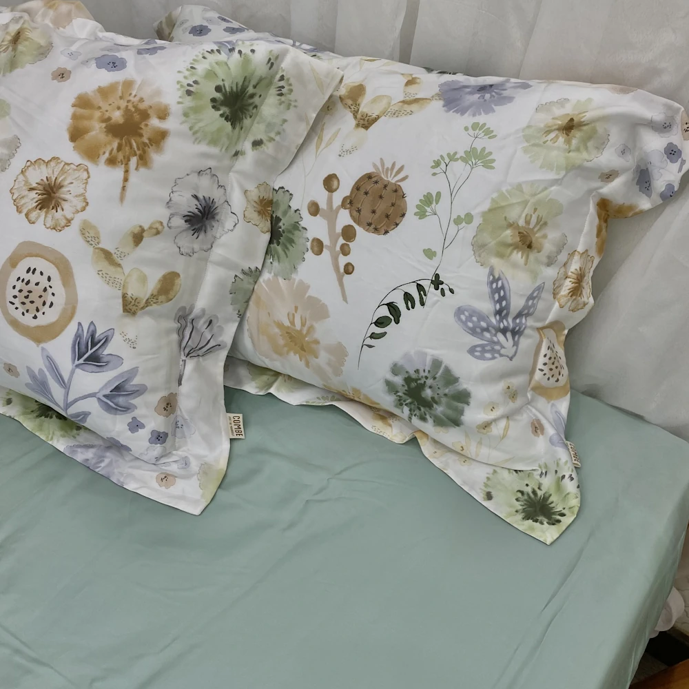 Ga Trải Giường Drap Tencel 60s Màu Xanh - Tân Phát - 1store.vn