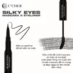 Gel Chuốt Mi Và Kẻ Mắt Tự Nhiên C'choi 2 đầu Cọ - Silky Eyes - Mascara & Eyeliner - Punar - 1Store.vn