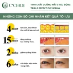 Hiệu Quả Sử Dụng Tinh Chất Dưỡng Mắt 3 Tác động C’choi - Triple Effect Eye Serum - Punar - 1Store.vn