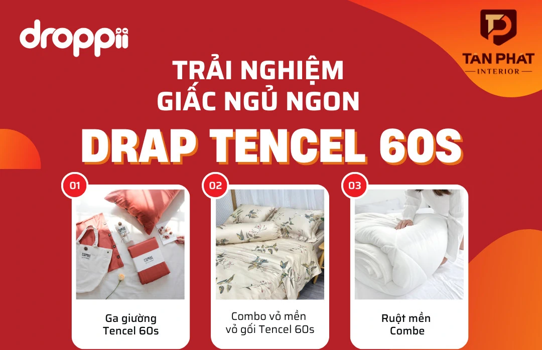 Khuyến Mãi Drap Tencel 60s - Tân Phát - 1Store.vn