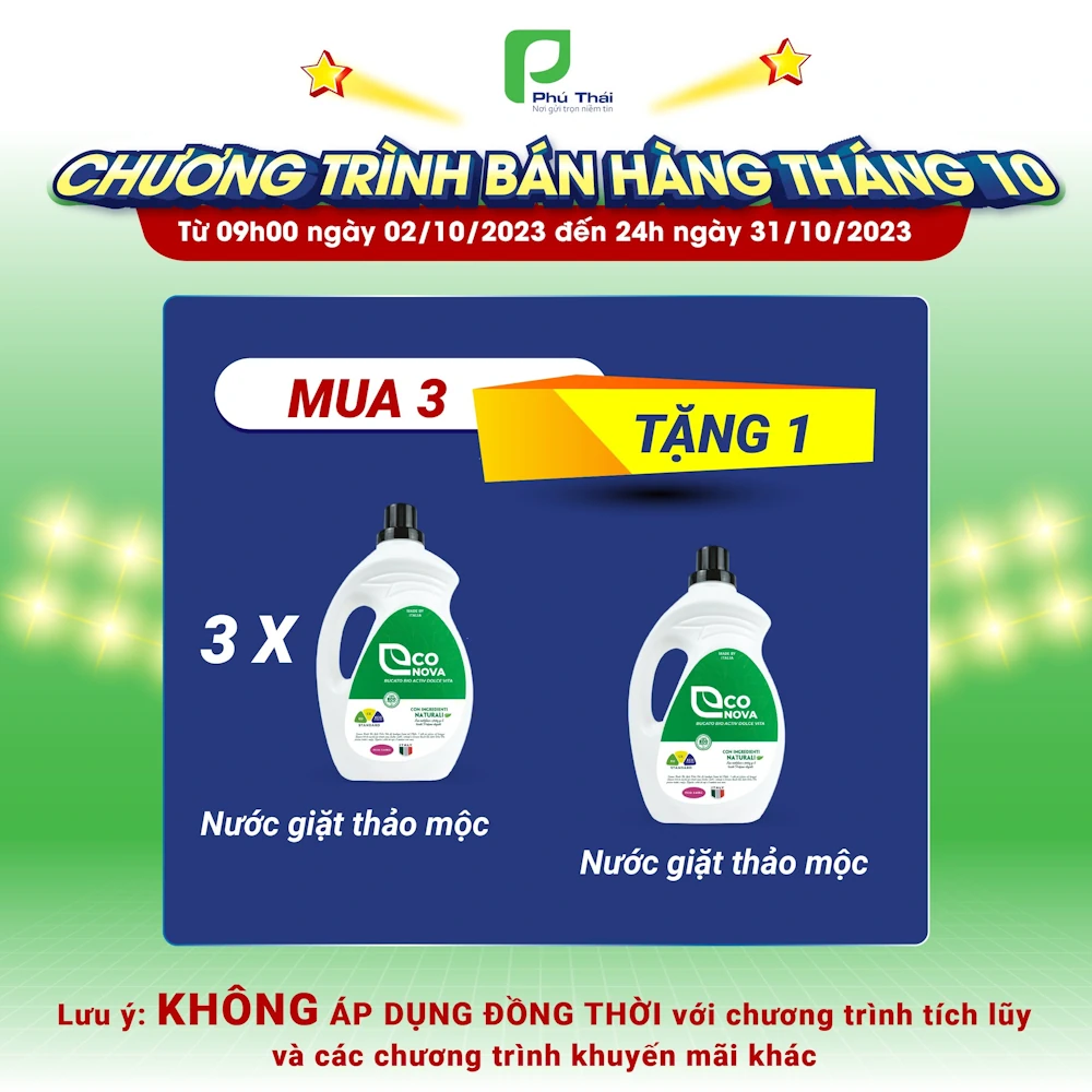Khuyến Mãi Econova Tháng 10 - 1store.vn