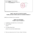 Phiếu Công Bố Beyond Total Recovery Shower Cream Holiday - 1Store.vn