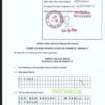 Phiếu Công Bố Sản Phẩm Son Kem Khoáng C’choi - Mineral Lip Cream - Punar - 1Store.vn