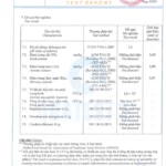 Phiếu Kết Quả Thử Nghiệm Kem Lót Trang điểm C'choi - Q10 Glow Primer - Punar - 1Store.vn